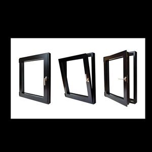 Wind Rain Proof Tilt and Turn Window Energy Efficient