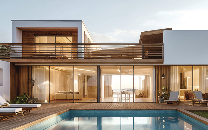 PRO39XL High-Performance Low-E Frosted Aluminum Sliding Doors