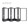 ZD80 Bespoke Modern Low-E Aluminum Patio Folding Doors