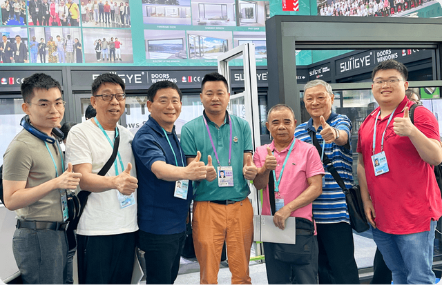 SUNGYE windows satisfied customers and partners worldwide