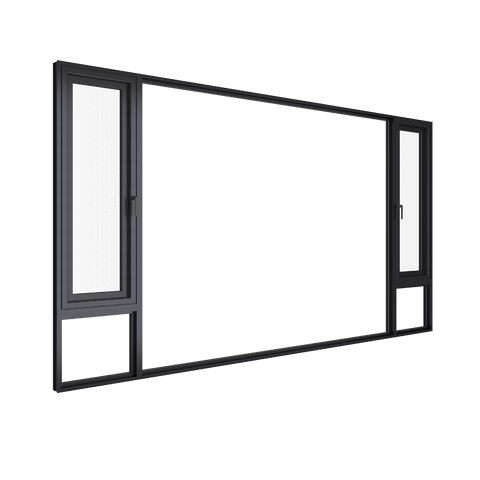L100XL Heavy-Duty Noise-Reduction Aluminum Casement Windows