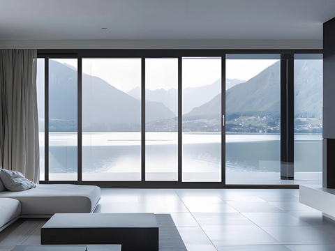 High Quality Windproof Aluminum Alloy Lifting Sliding Door