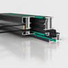 ZD80 Bespoke Modern Low-E Aluminum Patio Folding Doors