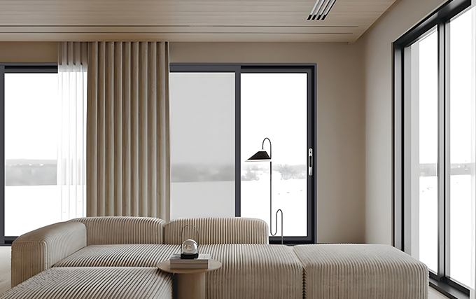 TM205-83 & 120 High-Security Draft-Free Aluminum Balcony Sliding Doors
