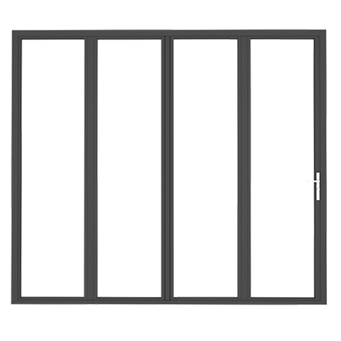 ZD73 Recyclable Heat-Reflective Aluminum Patio Bifold Doors