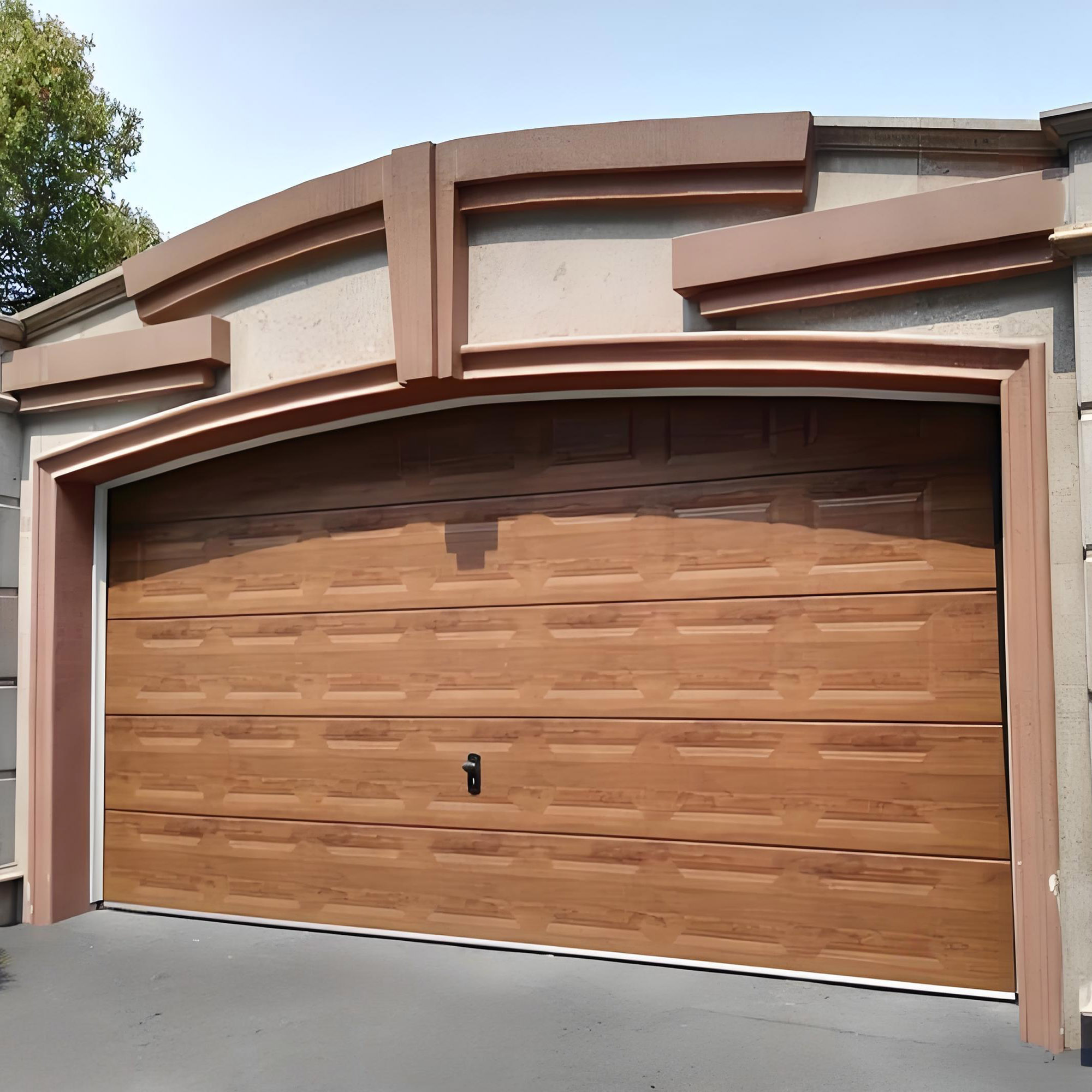 High-end solid wood garage door