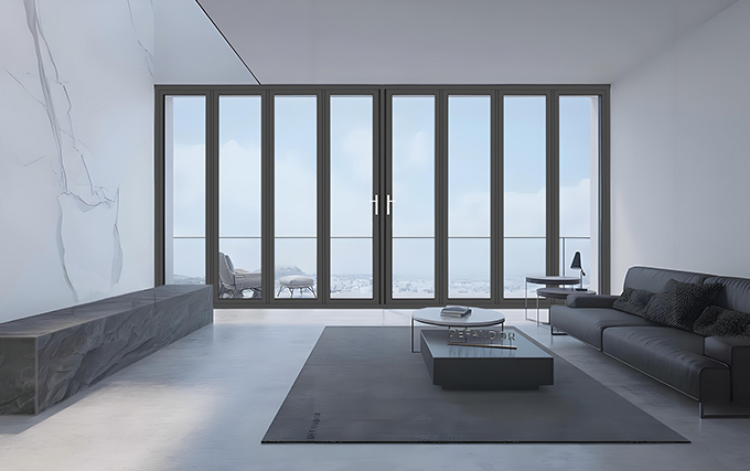 4ZD73 Recyclable Heat-Reflective Aluminum Patio Bifold Doors