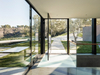 PD104 Bespoke Bronze-Finish Aluminum Pivot Doors